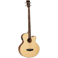 TANGLEWOOD WINTERLEAF TW8AB 4 String Acoustic/Electric Cutaway Bass Guitar In Spruce