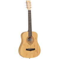 TANGLEWOOD TIARE TWT18 6 String Traveller Acoustic Guitar in Bamboo with Gig Bag