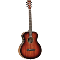 TANGLEWOOD WINTERLEAF EXOTIC 6 String Travel Folk Acoustic Guitar in Natural Gloss