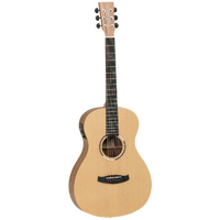 TANGLEWOOD DISCOVERY EXOTIC 6 String Parlour Acoustic/Electric Guitar with Spruce Top in Open Pore Satin