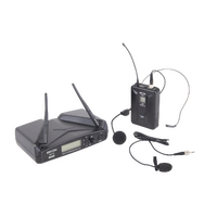 EIKON WM700HA Wireless Microphone System Belt-Pack with Headset & Lapel 516-562Mhz
