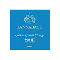 HANNABACH E800 Classical Guitar String Set Silver High Tension