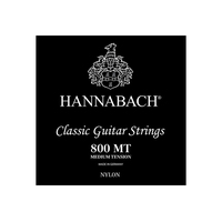 HANNABACH E800 Classical Guitar String Set Silver Medium Tension