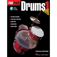 FASTTRACK Drums Method Book 1 Book and Online Audio