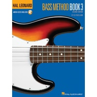 HAL LEONARD BASS METHOD Book 3 Second Edition Book & Online Audio Access