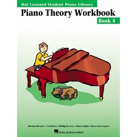 HAL LEONARD STUDENT PIANO LIBRARY PIANO THEORY WORKBOOK Book 4