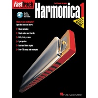 FASTTRACK Harmonica Method Book 1 Book and Online Audio