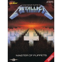 METALLICA MASTER OF PUPPETS Guitar Tab Book