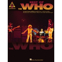 THE WHO BEST OF Guitar Recorded Versions NOTES & TAB