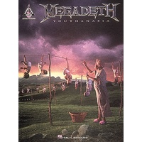 MEGADETH YOUTHANASIA Guitar Recorded Versions NOTES & TAB
