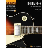 HAL LEONARD GUITAR METHOD RHYTHM RIFFS Book & Online Audio Access