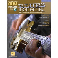 BLUES ROCK Guitar Playalong Book with Audio Online Access and TAB Volume 14