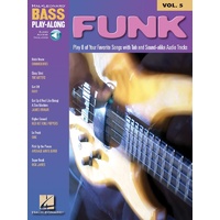 FUNK Bass Playalong Book with Online Audio Access & TAB Volume 5