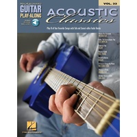 ACOUSTIC CLASSICS Guitar Playalong Book with Online Audio Access and TAB Volume 33