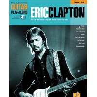 ERIC CLAPTON Guitar Playalong Book with Online Audio Access Volume 24