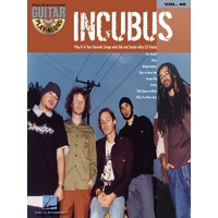 INCUBUS Guitar Playalong Book & CD with TAB Volume 40