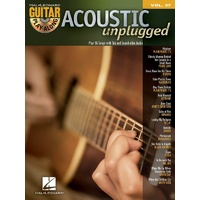 ACOUSTIC UNPLUGGED Guitar Playalong Book & CD with TAB Volume 37