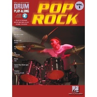 POP ROCK Drum Playalong Book  with Online Audio Access Volume 1