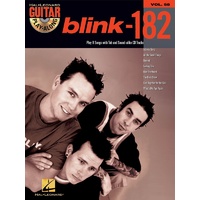 BLINK 182 Guitar Playalong Book & CD with TAB Volume 58
