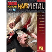 HAIR METAL Guitar Playalong Book with Online Audio Access and TAB Volume 35