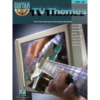 TV THEMES Guitar Playalong Book & CD Volume 45