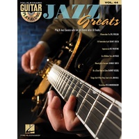 JAZZ GREATS Guitar Playalong Book & CD with TAB Volume 44