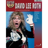 DAVID LEE ROTH Guitar Playalong Book & CD with TAB Volume 27