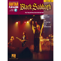 BLACK SABBATH Guitar Playalong Book with Online Audio Access Volume 67