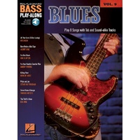 BLUES Bass Playalong Book with Online Audio Access & TAB Volume 9