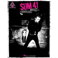 SUM 41 UNDERCLASS HERO Guitar Recorded Versions NOTES & TAB