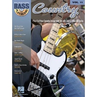 COUNTRY Bass Playalong Book & CD Volume 11