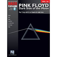 DARK SIDE OF THE MOON Bass Playalong Book with Online Audio Access & TAB Volume 23