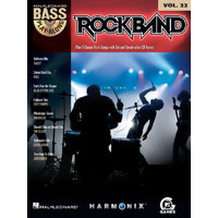 ROCK BAND Bass Playalong Book & CD With TAB Volume 22