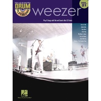 WEEZER Drum Playalong Book & CD Volume 21