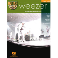 WEEZER Guitar Playalong Book & CD with TAB Volume 106