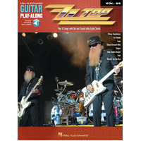 ZZ TOP Guitar Playalong Book with Online Audio Access and TAB Volume 99