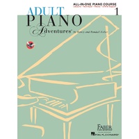 FABER ADULT PIANO ADVENTURES ALL-IN-ONE PIANO COURSE Book 1