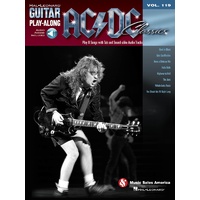 AC/DC Classics Guitar Playalong Book with Online Audio Access Volume 119
