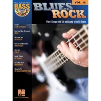 BLUES ROCK Bass Playalong Book & CD Volume 18