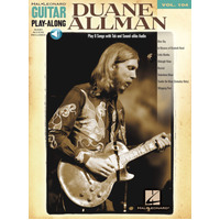 DUANE ALLMAN Guitar Playalong Book with Online Audio Access Volume 104