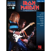 IRON MAIDEN Guitar Playalong Book with Online Audio Access Volume 130