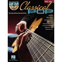 CLASSICAL POP Guitar Playalong Book & CD with TAB Volume 90