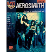 AEROSMITH Bass Playalong Book & CD Volume 36