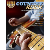 COUNTRY ROCK Guitar Playalong Book & CD with TAB Volume 132
