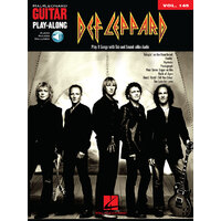 DEF LEPPARD Guitar Playalong Book with Online Audio Access Volume 145