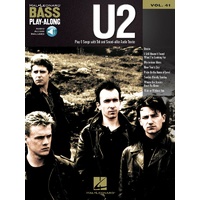 U2 Bass Playalong Book with Online Audio Access & TAB Volume 41