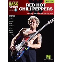 RED HOT CHILI PEPPERS Bass Playalong Book with Online Audio Access & TAB Volume 42