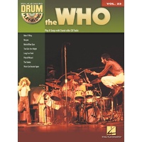 THE WHO Drum Playalong Book & CD Volume 23
