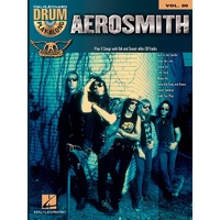 AEROSMITH Drum Playalong Book & CD Volume 26