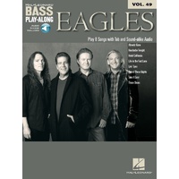 EAGLES Bass Playalong Book with Online Audio Access Volume 49